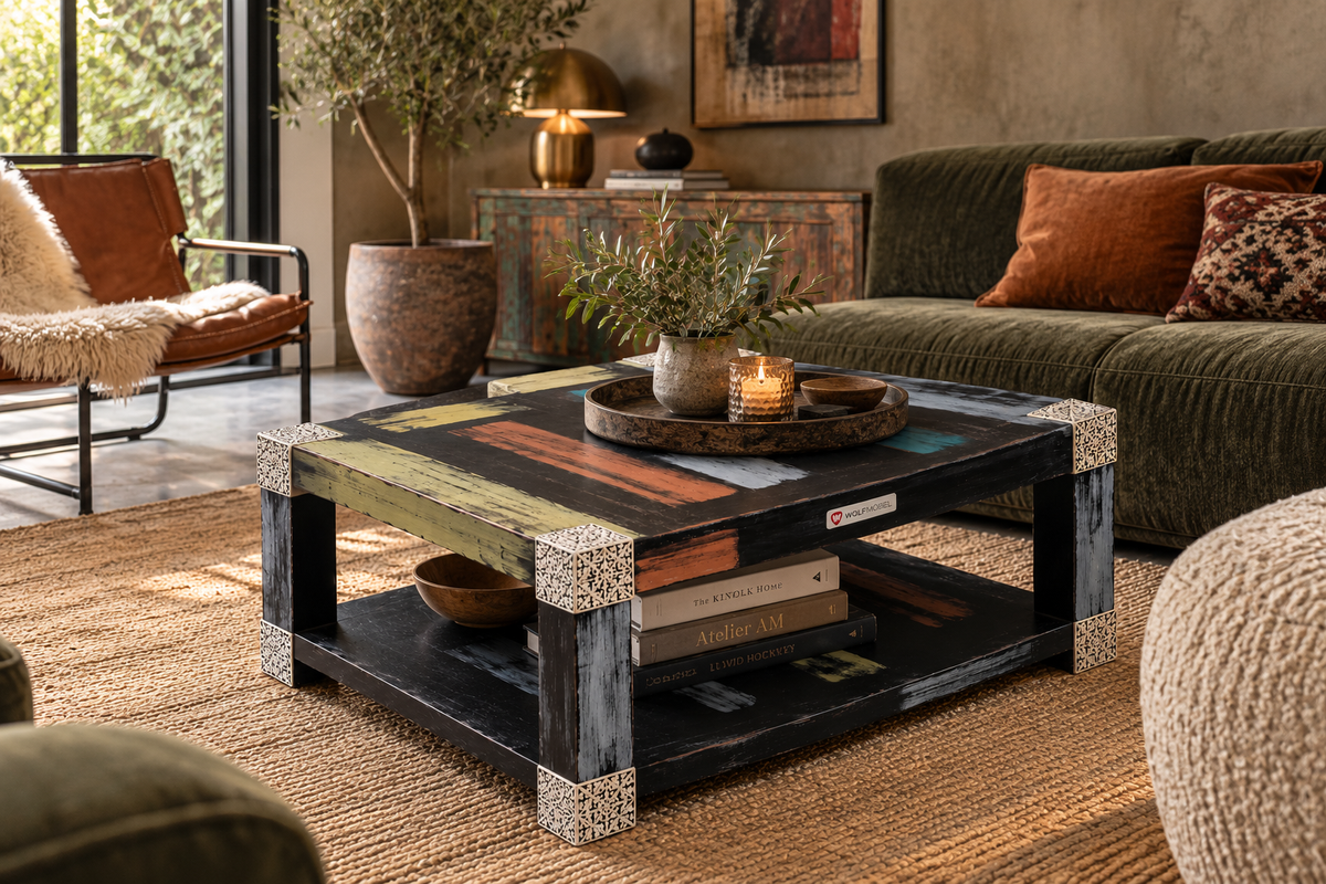 WOLFMÖBEL GOA – Vintage salontafel | CAS 027